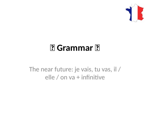 Studio 2 (Vert) - Module 3 - Mon style - Grammar - The near future tense with je, tu, il/elle/on