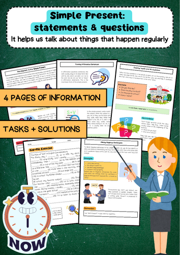 Simple Present: statements and questions