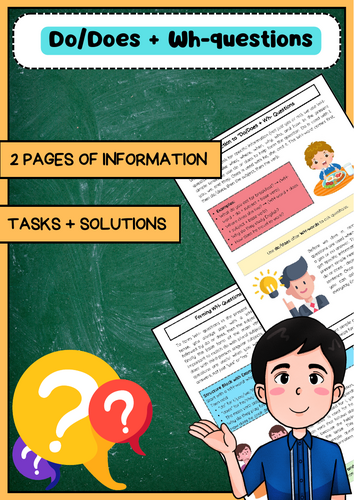 WH- Questions: Do, Does - Present Simple