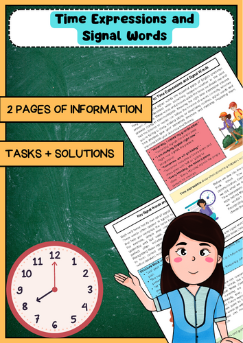 Time Expressions, Signal Words: English Tenses