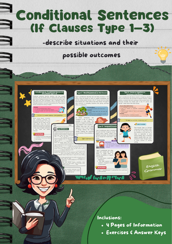 Conditional Sentences (If Clauses Type 1–3)