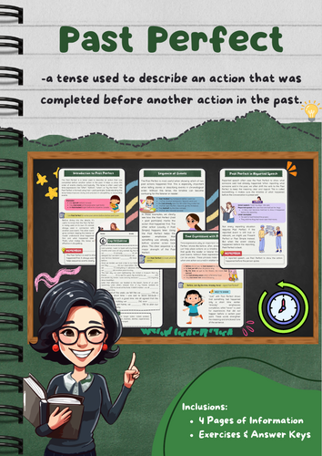 Past perfect - formation, use, tenses, reported speech