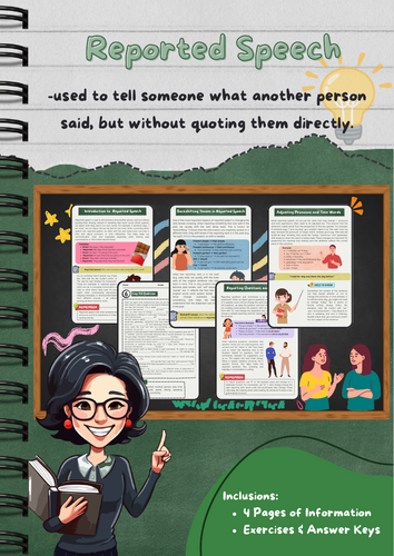 Reported Speech: Tenses, Pronouns