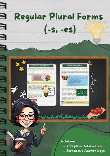 Regular Plural Forms: -s and -es Rules