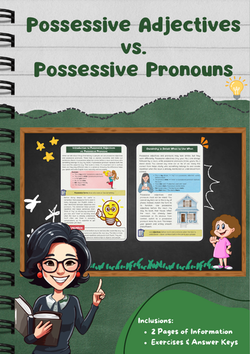 Possessive Adjectives vs. Possessive Pronouns: Ownership Explained