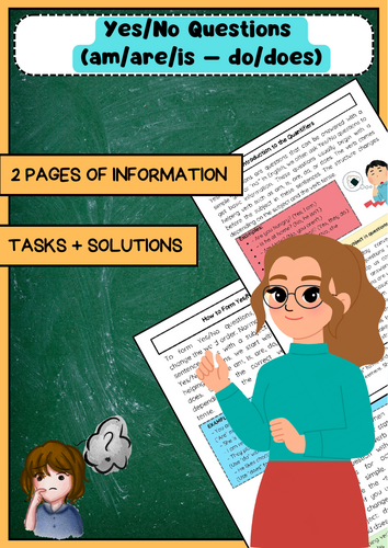 Yes/No Questions: Am/Are/Is and Do/Does