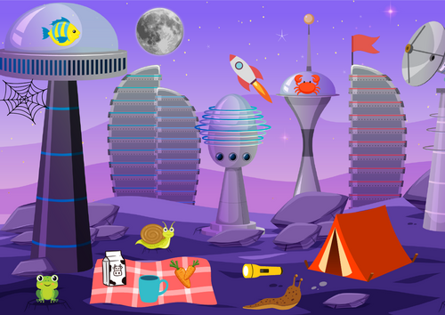 Space - I can see.. (Writing Task)