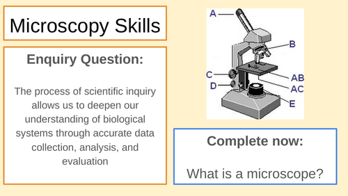 GCSE/MYP Microscopy Skills