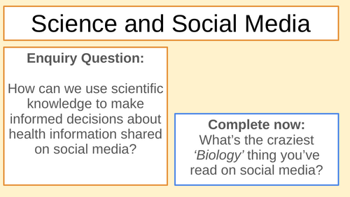 Biology and Social Media