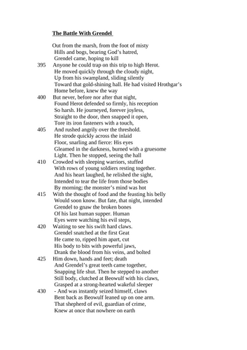 Beowulf the Hero