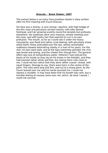 Supernatural Villains (Dracula)