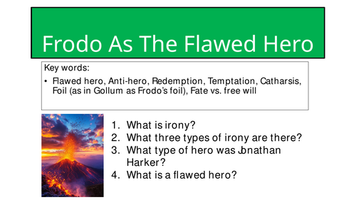Frodo - The Flawed Hero