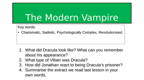 The Modern Vampire - Interview With A Vampire