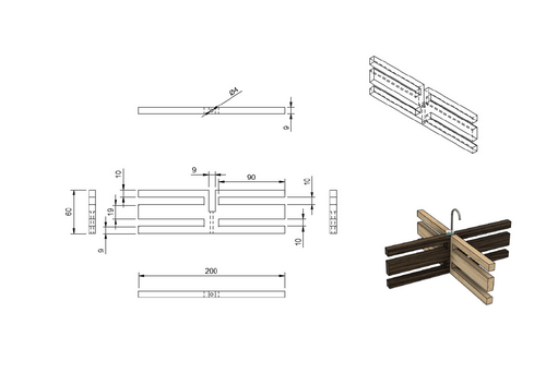Tie rack design