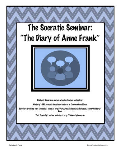 The Diary of Anne Frank Socratic Seminar