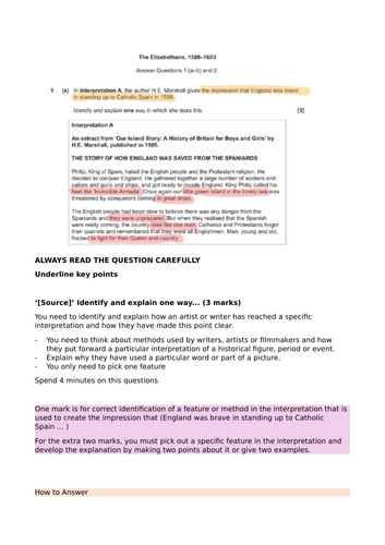 GCSE History OCR B: The Elizabethans, 1580–1603 – Daily Lives