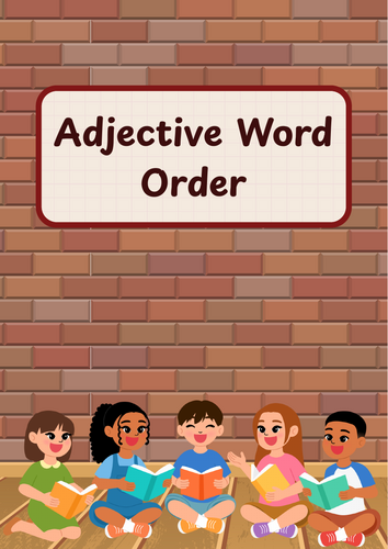 Adjective Word Order Rules and Practice Activities