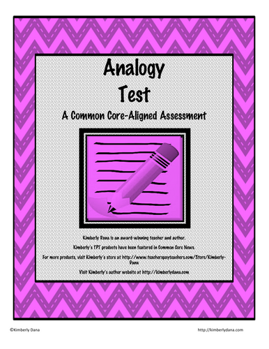 Analogy Assessment Test
