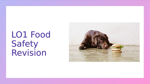 WJEC Level 3 Food Science and Nutrition LO1 AC1.1 to AC1.4