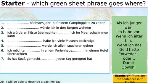 Wie waren die Schulferien?