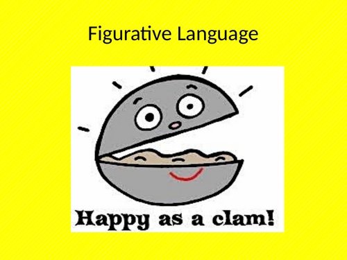 Figurative Language PowerPoint Lesson