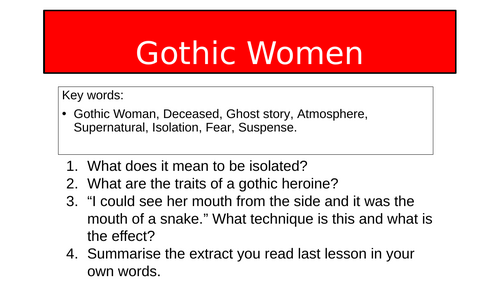 Gothic Women - The Woman in Black