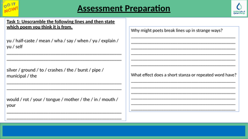 IGCSE Literature Poetry Revision