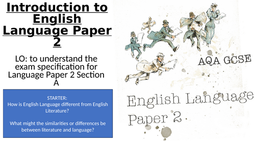 AQA Language Paper 1: Crime Fiction SOW