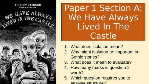 AQA English Language Paper 1 Section A - We Have Always Lived in the Castle