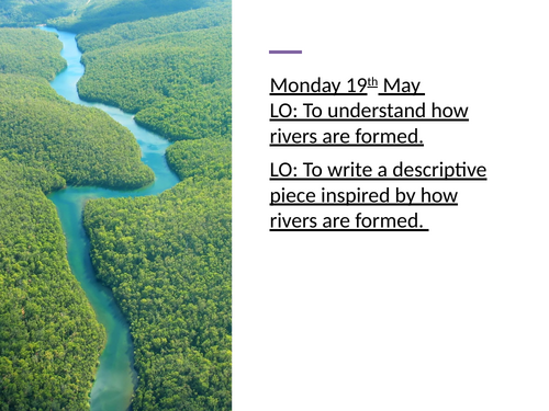 Describe a river