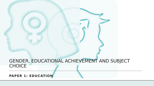 Gender and Educational Achievement