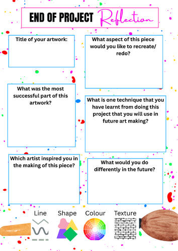 End of art project reflection