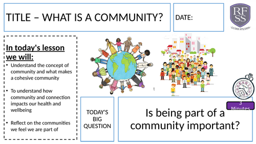 KS3 PSHE block of work - 'Where do I fit in'