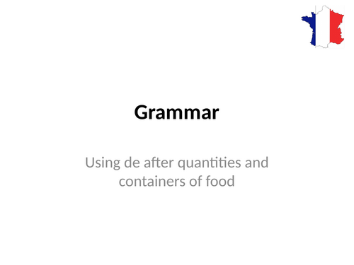 Studio 2 (Vert) - Module 4 - C'est la Chandeleur - Grammar - Using "de" after quantities