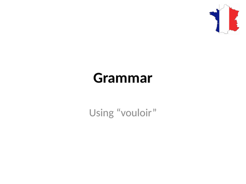 Studio 2 (Vert) - Module 5 - La France a du talent! - Grammar - Vouloir with je, tu, il/elle/on