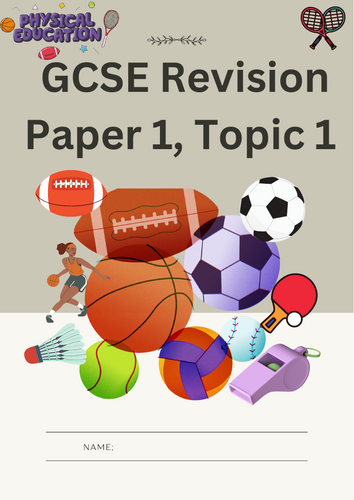 GCSE PE revision activity booklet.