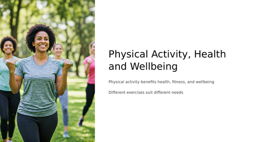 GCSE PE - Physical Activity Health and Wellbeing