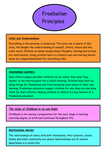 Froebelian Principles