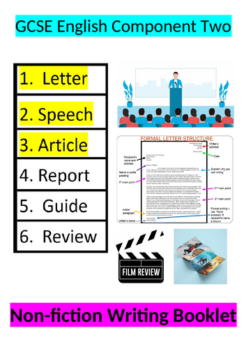 EDUQAS 2025 Paper 2 Writing Revision Pack (GCSE English Language)