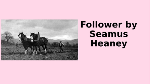 AQA Literature - Love & Relationships - Follower
