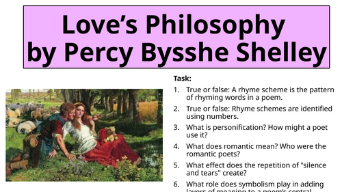 Love’s Philosophy (Love and Relationships)