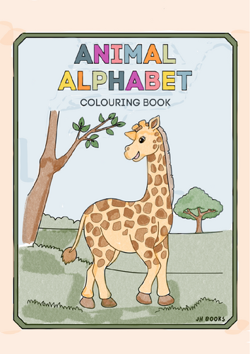 Animal Alphabet Colouring Book – A to Z Fun