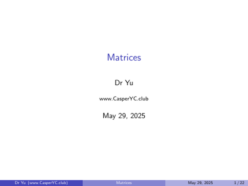 CAIE 9231 Further Pure - Matrices_1