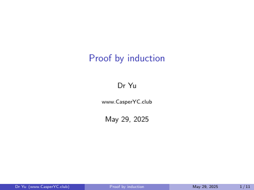 CAIE 9231 Further Pure - Proof_by_Induction