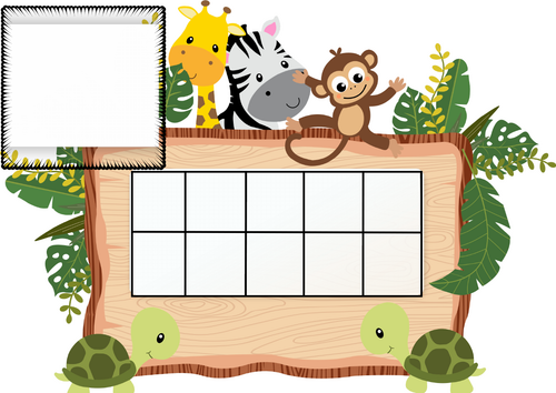 Animal ten frame adding