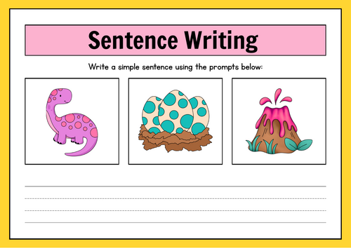 Sentence Writing prompts