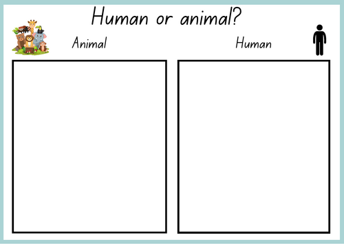 Human or Animal cut and stick