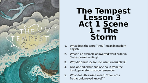 The Tempest - Act 1 Scene 1