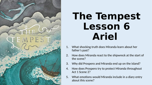 The Tempest - Act 1 Scene 2 - Ariel & Caliban