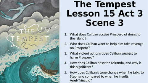 The Tempest - Act 3 Scene 3 - Comedy